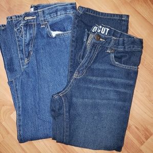 2 pair of boys jeans